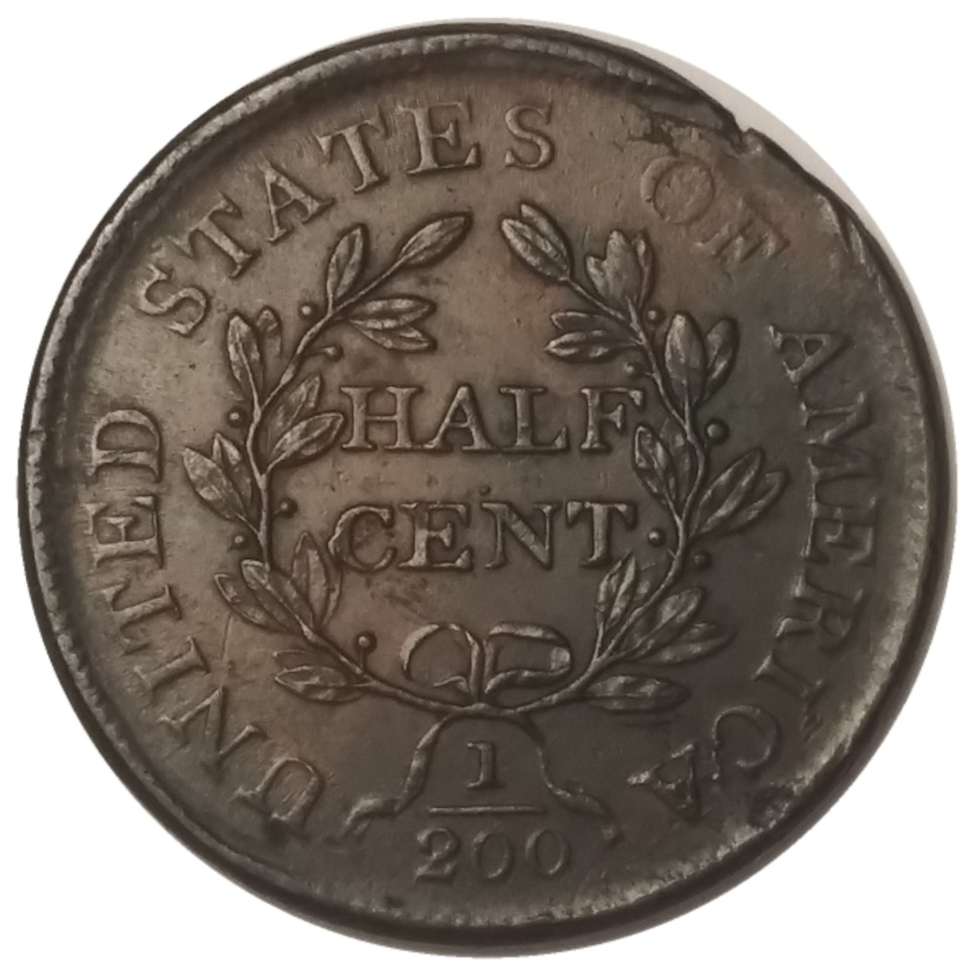 1806-Draped-Bust-Half-Cent-Stemless